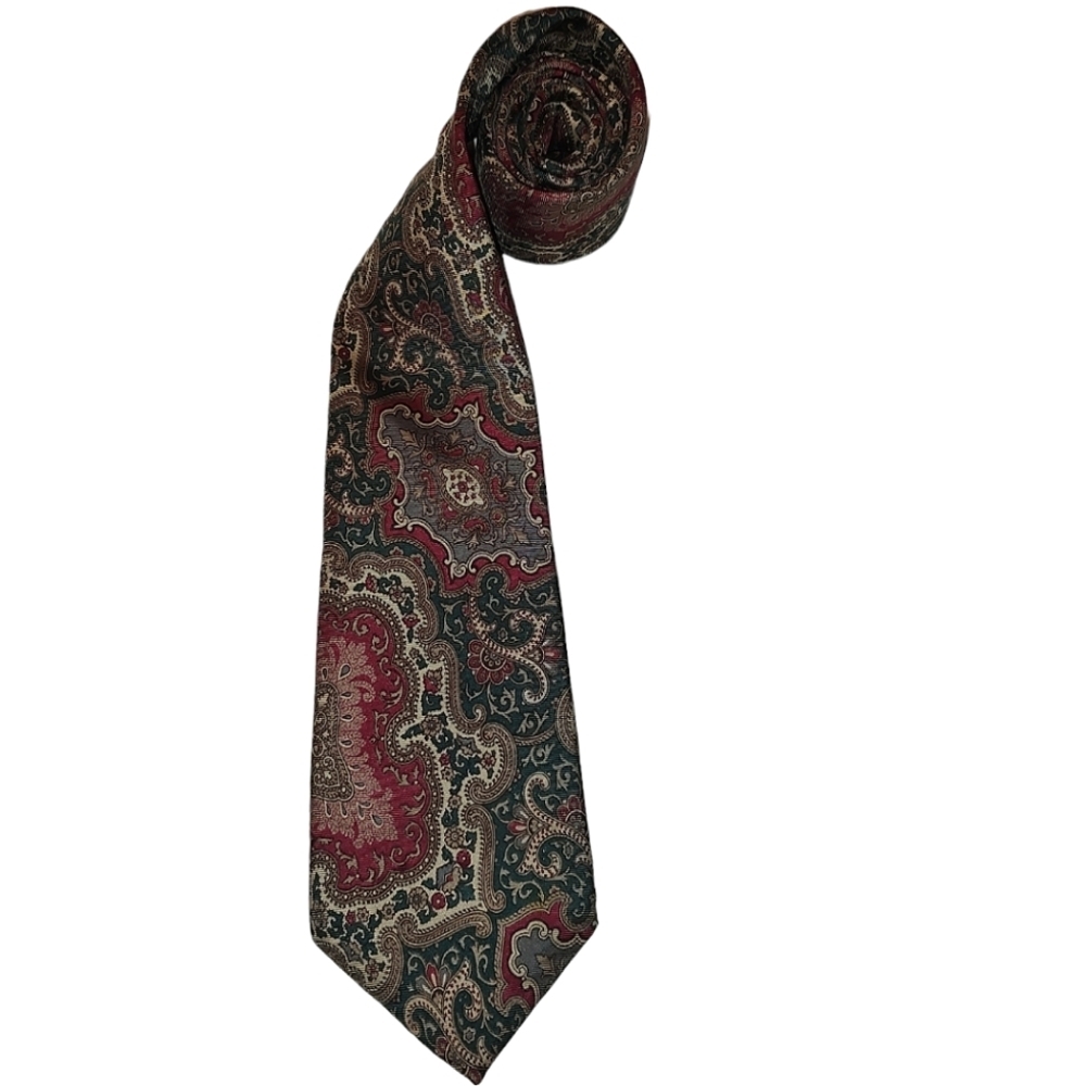 Christian Dior Paisley Silk Tie